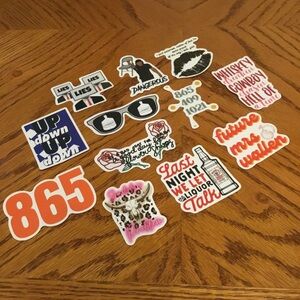 Morgan Wallen Assorted Vinyl Stickers (Set of 12)